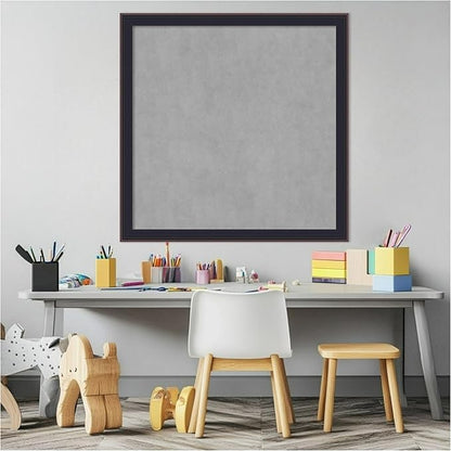 Amanti Art Black Framed Magnetic Board 27x27 Medium Vision Board - Image 5
