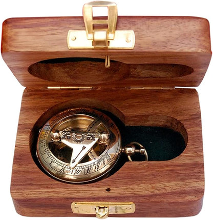 Bazross Brass Nautical Compass - Image 7