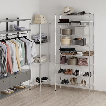 Regal Altair 14" Deep x 42" Wide x 86" Height Wire Shelving Kit | 8-Tier | NSF - Image 4