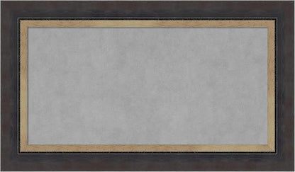 Amanti Art Black Framed Magnetic Board 17x29 Small Vision Board by AmantiArt