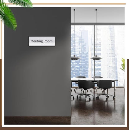 Therwen 6 Pcs Aluminum Office Name Plate Holder - Image 4