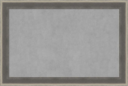 Amanti Art Grey Framed Magnetic Board 25x37 Large Vision Board by AmantiArt