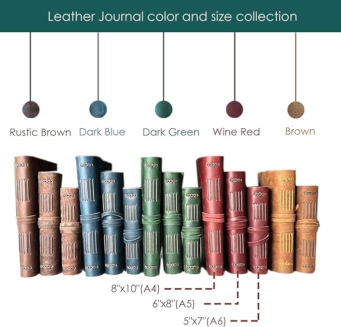 Leather Journal Writing Notebook - Image 3