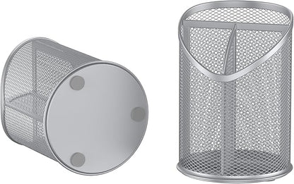 Delifox 2 Pack Pen Holder Mesh Round Pencil - Image 3