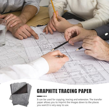 Beatifufu A4 Carbon Transfer Paper 100 Sheets One-Side Graphite Copying Tracing - Image 5