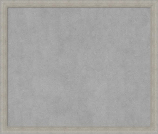 Amanti Art Grey Framed Magnetic Board 22x26 Medium Vision Board by AmantiArt