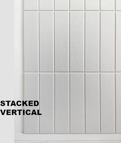 DECORITA White Felt Bulletin Board Tiles | Modern Cork Board Alternative | - Image 5
