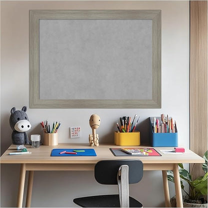 Amanti Art Grey Framed Magnetic Board 24x32 Medium Vision Board - Image 6