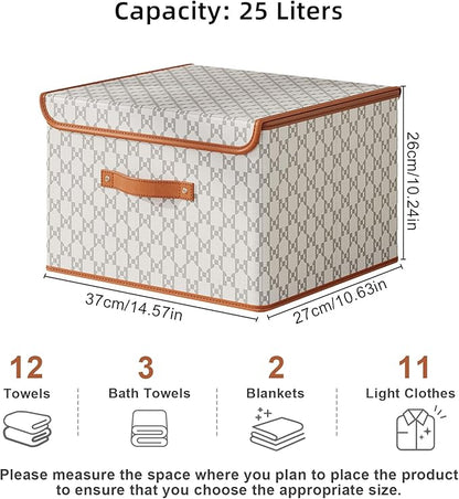 Tuza 2 Pack Fabric Storage Bins - Image 2