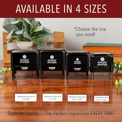 Self Inking Modern Address Stamps | Custom Return Address Stamper - Image 4