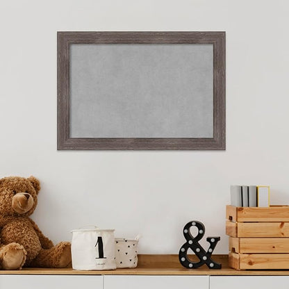 Amanti Art Grey Framed Magnetic Board 15x21 Small Vision Board - Image 5