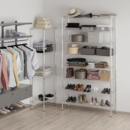 Regal Altair 14" Deep x 48" Wide x 86" Height Wire Shelving Kit | 8-Tier | NSF - Image 4