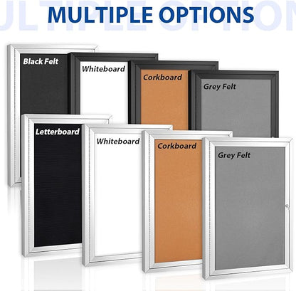 S SWANCROWN Outdoor Bulletin Board Weatherproof 36x24in, Enclosed Bulletin - Image 5