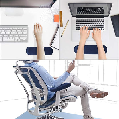 MOSISO Chair Armrest Pads, Memory Foam Home/Office Chair Arm Rest Covers Comfy - Image 5