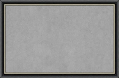 Amanti Art Black Framed Magnetic Board 23x35 Large Vision Board by AmantiArt