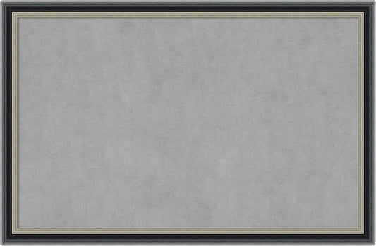 Amanti Art Black Framed Magnetic Board 23x35 Large Vision Board by AmantiArt