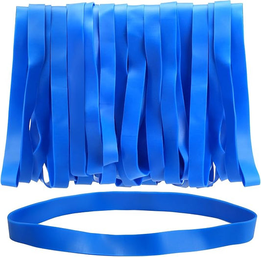 LotFancy Large Rubber Bands, Heavy Duty Blue Long Rubber Bands by LotFancy