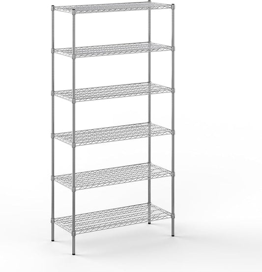 Regal Altair 18" Deep x 42" Wide x 86" Height Wire Shelving Kit | 6-Tier | NSF by Regal+Altair
