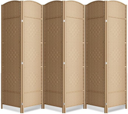 Cocosica 6 Panel Room Divider, 6Ft Folding Privacy Screen, Tall by cocosica