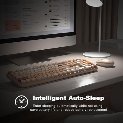 MOFII Wireless Keyboard and Mouse Combo, Full Size 2.4G Plug and Play - Image 5