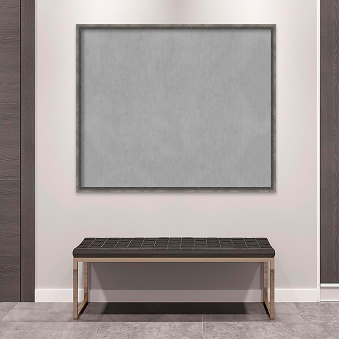 Amanti Art Grey Framed Magnetic Board 42x50 Oversize Vision Board - Image 5