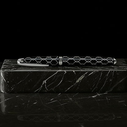 Webson Gill ‘The Weaver’ Black Luxury Executive Fountain Pen, Polished Lacquer - Image 9