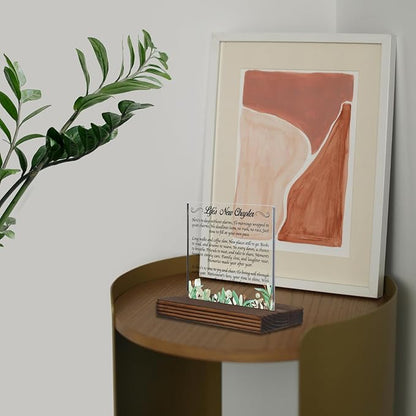 Life’s New Chapter Retirement Acrylic Desk Sign - Image 5