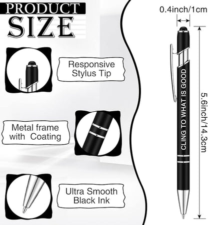 Zonon 12 Pcs Inspirational Pens Bulk Funny Ballpoint Pen - Image 2