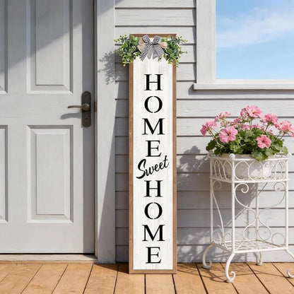 Double-sided Welcome Wooden Sign Stand - Image 6