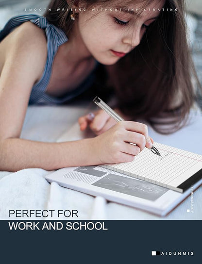 12 Pack Note Pads 5x8 Small Legal Pads White Notepads 5x8 Inch 80 GSM Paper Pads - Image 4
