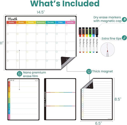 Magnetic Dry Erase Monthly Calendar Set - Image 2