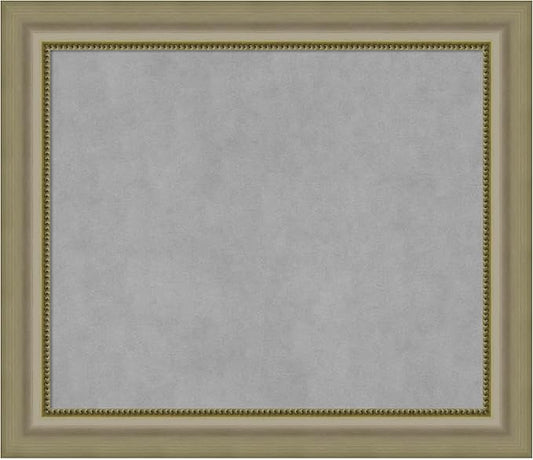 Amanti Art Silver Framed Magnetic Board 25x29 Medium Vision Board by AmantiArt