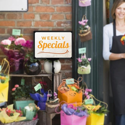 Sign Holder, BUTUNITA Adjustable Sign holder stand 8.5 x 11 Inch - Image 6