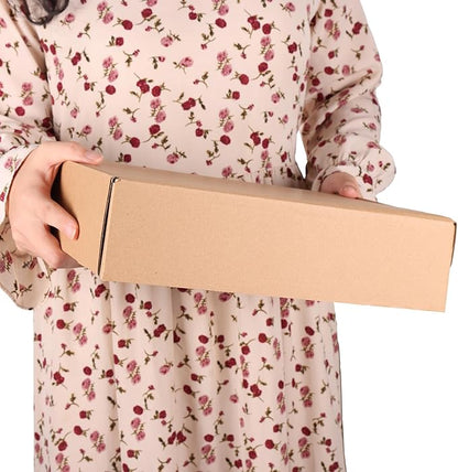 PHAREGE 12x9x3 inch Shipping Boxes 6 Pack Brown, Tab Lock Tuck Top Mailer Boxes - Image 4