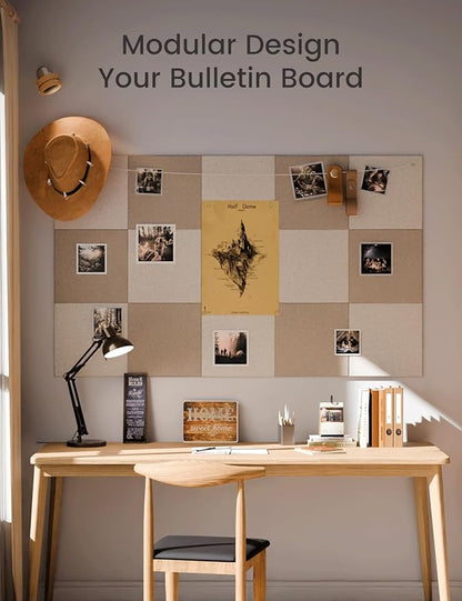 Large Felt Bulletin Board 48" X 36" Large Cork Board Alternative-12 Pack - Image 5