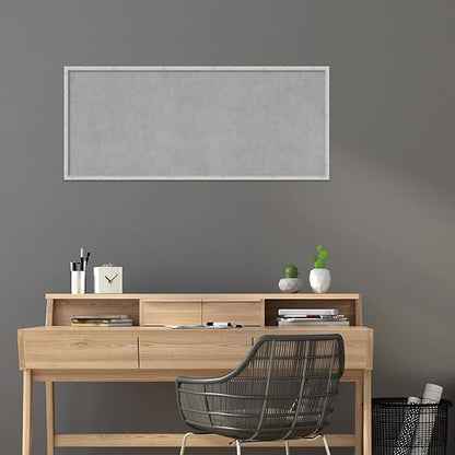 Amanti Art Silver Framed Magnetic Board 21x49 Oversize Vision Board - Image 5