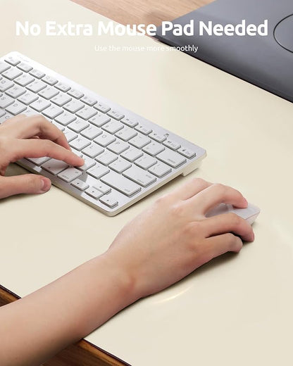 YSAGi Leather Desk Pad Protector, Office Desk Mat, Large Mouse Pad, Non-Slip PU - Image 3