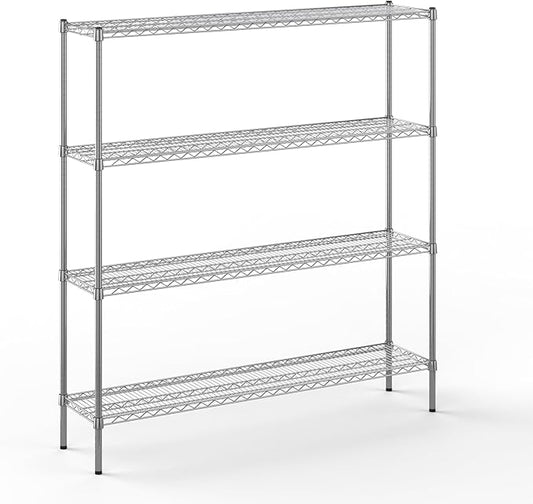 Regal Altair 14" Deep x 60" Wide x 64" Height Wire Shelving Kit | 4-Tier | NSF by Regal+Altair