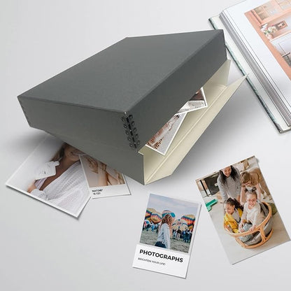 Lineco Museum Archival Storage Box, 11.75x15.25x3 in. Drop Front Design. - Image 8