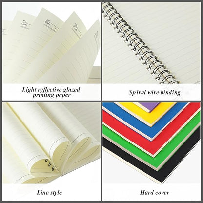 Leelosp 12 Pack Small Spiral Notebook A5 Lined College Ruled Spiral Journal - Image 2