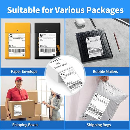4"×6" Direct Thermal Shipping Label, Fanfold Thermal Label 1000 Packs Permanent - Image 6
