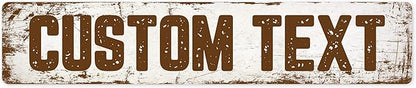 Custom Sign, Custom Street Sign, 11 Font Colors, 13 Font Styles, 4 Hole Options by MySignCenter