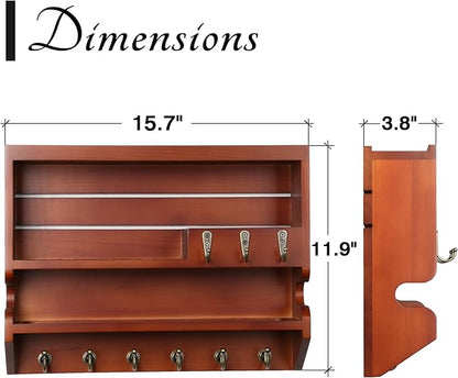 Mutsault Key Holder for Wall, Mail Organizer Wall Mounted - Image 3