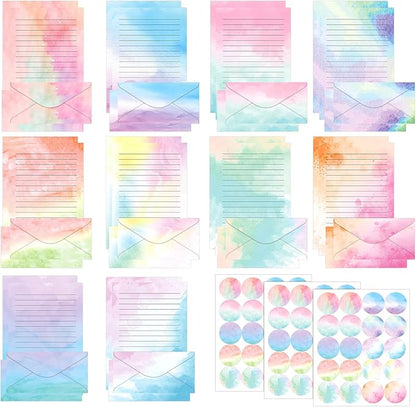 TaoBary 160 Pcs Stationery Paper Set 50 Double Sided Stationery Papers by TaoBary
