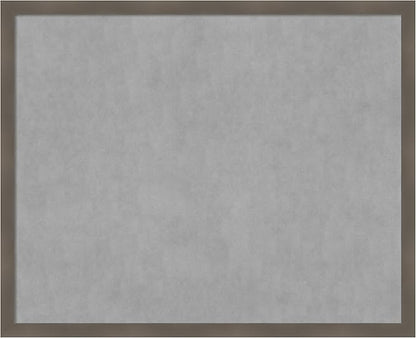 Amanti Art Grey Framed Magnetic Board 34x42 X-Large Vision Board by AmantiArt