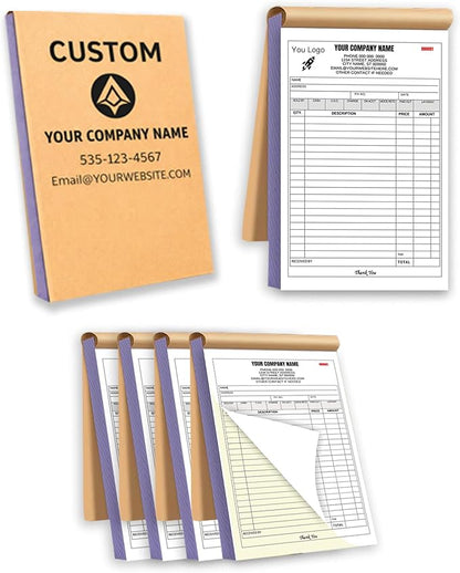 Custom Carbonless Invoice Book by LiDuoMi