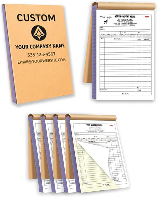 Custom Carbonless Invoice Book by LiDuoMi