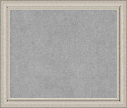 Amanti Art Silver Framed Magnetic Board 24x28 Medium Vision Board by AmantiArt