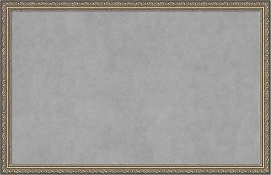 Amanti Art Silver Framed Magnetic Board 22x34 Large Vision Board by AmantiArt
