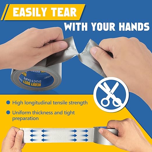 CXYARY 30 Roll Duct Tape Heavy Duty, 2 Inch x 900 Yard, No Residue Tape - Image 3